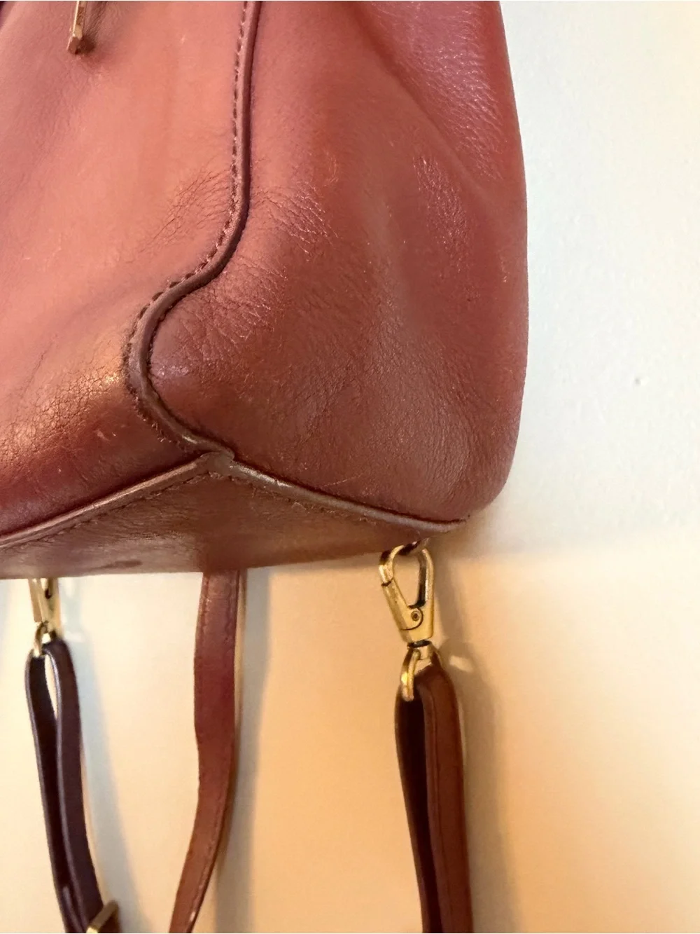 Fossil Purse Leather Camilla Convertible Backpack Handbag Shoulder Crossbody